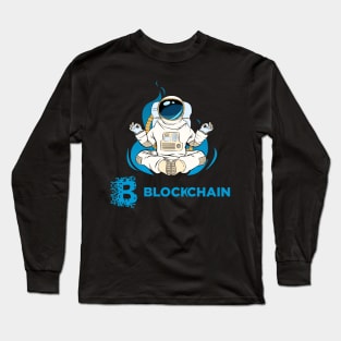 Blockchain coin Crypto coin Crytopcurrency Long Sleeve T-Shirt